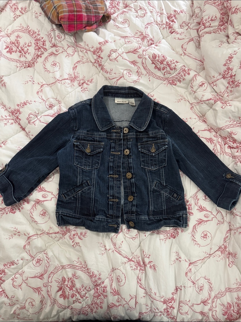 DKNY Dark Indigo Womenβs Denim Jacket